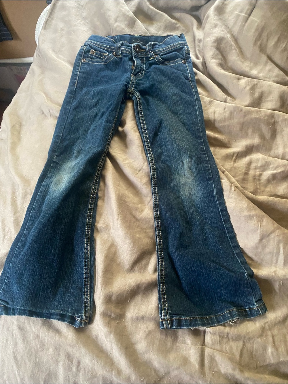 Faded Glory Blue Flared Girls Jeans